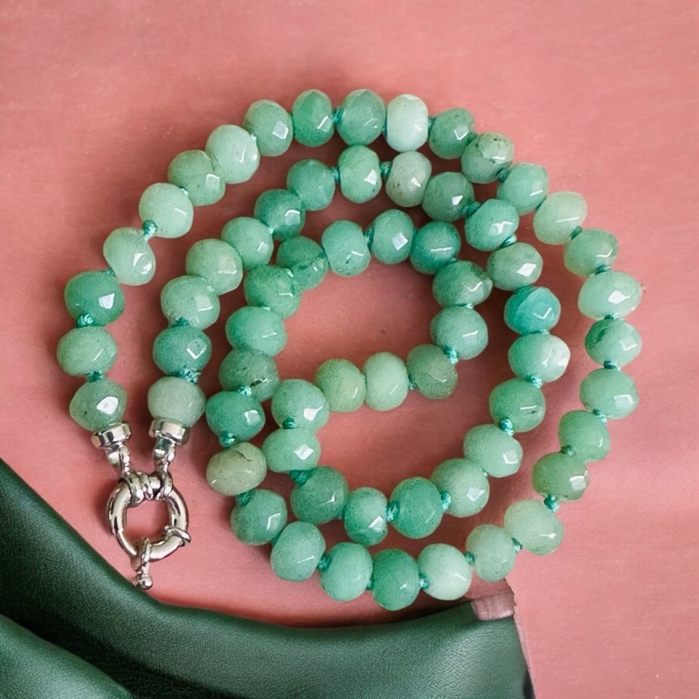 Green Beaded Necklace